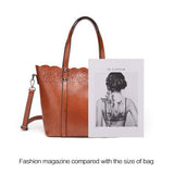 <bold>Tote / Shoulder Bag  <br>Vegan-Leather Handbag  - strapsandbrass.com