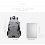 Backpack USB Charging <br> Canvas Backpack  - strapsandbrass.com
