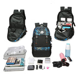 Backpack USB Charging<br> Oxford Backpack  - strapsandbrass.com