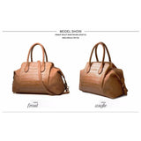 <bold>Tote / Shoulder Bag  <br>Vegan-Leather Handbag  - strapsandbrass.com