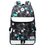 Backpack USB Charging<br> Oxford Backpack Blue - strapsandbrass.com