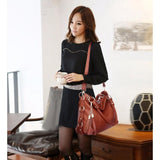 <bold>Hobo / Tote Bag <br>Genuine-Leather Handbag  - strapsandbrass.com