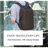 Backpack USB Charging & Anti-Theft <br> Oxford Backpack  - strapsandbrass.com