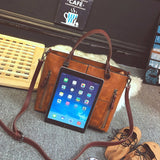 Tote / Shoulder Bag  <br>Vegan-Leather Handbag  - strapsandbrass.com