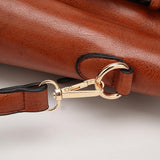 <bold>Tote / Shoulder Bag  <br>Vegan-Leather Handbag  - strapsandbrass.com