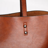 <bold>Tote  / Shoulder Bag  <br>Vegan-Leather Handbag  - strapsandbrass.com