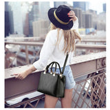 <bold>Tote Crossbody & Purse Set  <br>Vegan-Leather Handbag  - strapsandbrass.com