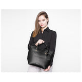 <bold>Tote / Shoulder Bag  <br>Vegan-Leather Handbag  - strapsandbrass.com