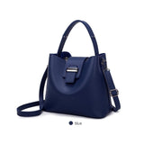 <bold>Bucket / Tote Bag  <br>Vegan-Leather Handbag  - strapsandbrass.com