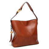 <bold>Bucket / Shoulder Bag <br>Vegan-Leather Handbag  - strapsandbrass.com