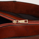 <bold>Tote / Shoulder Bag  <br>Vegan-Leather Handbag  - strapsandbrass.com