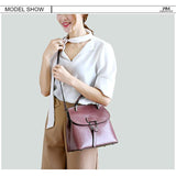 <bold>Top-Handle / Crossbody Bag <br>Genuine-Leather Handbag  - strapsandbrass.com