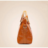 <bold>Tote / Shoulder Bag  <br>Vegan-Leather Handbag  - strapsandbrass.com