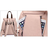 <bold>Youth Backpack <br>Vegan-Leather Fashion Backpack  - strapsandbrass.com