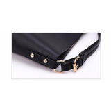 <bold>Bucket / Tote Bag  <br>Vegan-Leather Handbag  - strapsandbrass.com