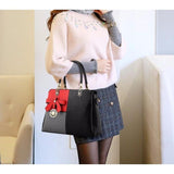 <bold>Top-Handle / Messenger Bag <br>Vegan-Leather Handbag  - strapsandbrass.com