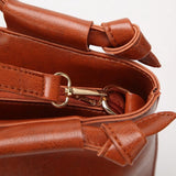 <bold>Tote / Shoulder Bag  <br>Vegan-Leather Handbag  - strapsandbrass.com