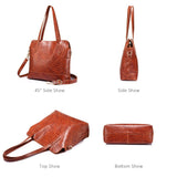 <bold>Bucket / Tote Bag <br>Genuine-Leather Handbag  - strapsandbrass.com