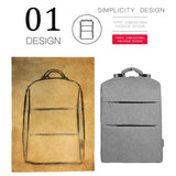 Backpack USB Charging <br> Canvas Backpack  - strapsandbrass.com