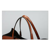 <bold>Tote / Crossbody Bag  <br>Vegan-Leather Handbag  - strapsandbrass.com