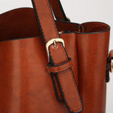 <bold>Tote / Shoulder Bag  <br>Vegan-Leather Handbag  - strapsandbrass.com