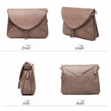 <bold>Messenger  / Shoulder Bag  <br>Vegan-Leather Handbag  - strapsandbrass.com