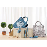 <bold>Bucket  / Tote Bag <br>Genuine-Leather Handbag  - strapsandbrass.com