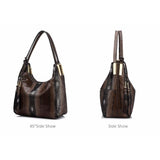 <bold>Hobo  / Tote Bag <br>Genuine-Leather Handbag  - strapsandbrass.com