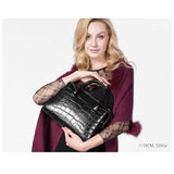 <bold>Top-Handle  / Shoulder Bag  <br>Vegan-Leather Handbag  - strapsandbrass.com