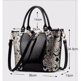 <bold>Tote / Shoulder Bag <br>Genuine-Leather Handbag  - strapsandbrass.com