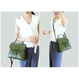 <bold>Top-Handle / Crossbody Bag <br>Genuine-Leather Handbag  - strapsandbrass.com