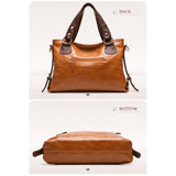 <bold>Tote / Crossbody Bag  <br>Genuine-Leather Handbag  - strapsandbrass.com