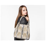 <bold>Bucket / Tote Bag <br>Genuine-Leather Handbag  - strapsandbrass.com