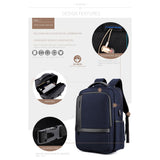 Backpack USB Charging <br> Oxford Backpack  - strapsandbrass.com