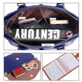 <bold>Tote Crossbody Bag & Purse Set <br>Vegan-Leather Handbag  - strapsandbrass.com