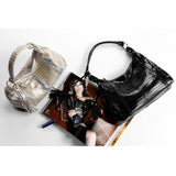 <bold>Hobo / Tote Bag <br>Genuine-Leather Handbag  - strapsandbrass.com