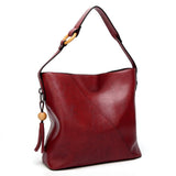 <bold>Bucket / Shoulder Bag <br>Vegan-Leather Handbag  - strapsandbrass.com