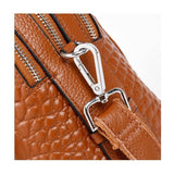 <bold>Top-Handle / Crossbody Bag <br>Genuine-Leather Handbag  - strapsandbrass.com