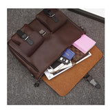 Briefcase | Messenger Bag <br> Genuine Leather Handbag  - strapsandbrass.com
