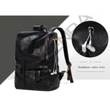 Backpack USB Charging <br> Vegan Leather Backpack  - strapsandbrass.com