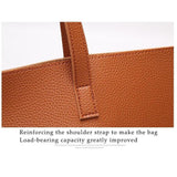 <bold>Tote / Crossbody Bag <br>Vegan-Leather Handbag  - strapsandbrass.com