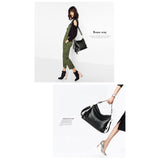 <bold>Tote / Shoulder Bag <br>Genuine-Leather Handbag  - strapsandbrass.com