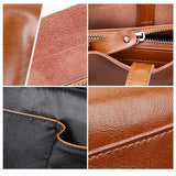 <bold>Bucket  / Tote Bag <br>Genuine-Leather Handbag  - strapsandbrass.com