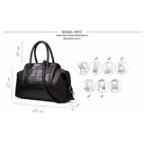 <bold>Tote / Shoulder Bag  <br>Vegan-Leather Handbag  - strapsandbrass.com