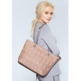 <bold>Tote / Shoulder Bag <br>Vegan-Leather Handbag  - strapsandbrass.com