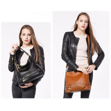 <bold>Hobo  / Tote Bag <br>Genuine-Leather Handbag  - strapsandbrass.com