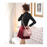 <bold>Tote / Bucket Bag <br>Vegan-Leather Handbag  - strapsandbrass.com