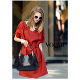 <bold>Top-Handle  / Tote Bag  <br>Vegan-Leather Handbag  - strapsandbrass.com