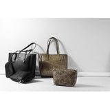 <bold>Tote Crossbody & Purse Set <br>Vegan-Leather Handbag  - strapsandbrass.com
