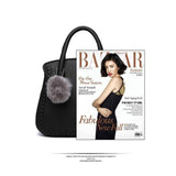 <bold>Top-Handle Bag / Satchel  <br>Vegan-Leather Handbag  - strapsandbrass.com